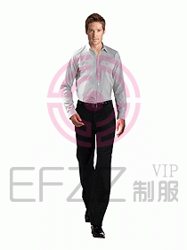 男裝長袖襯衫059