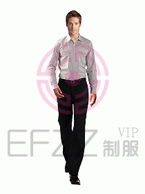 男裝長袖襯衫060