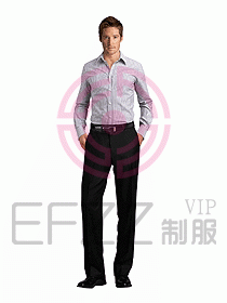 男裝長袖襯衫078