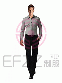男裝長袖襯衫083