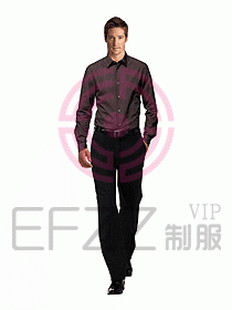 男裝長袖襯衫084