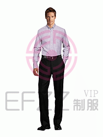 男裝長袖襯衫085