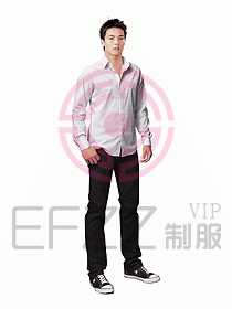 男裝長袖襯衫088