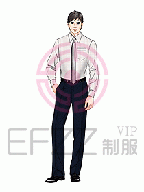 男裝長袖襯衫108