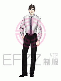 男裝長袖襯衫117