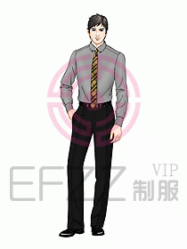 男裝長袖襯衫133