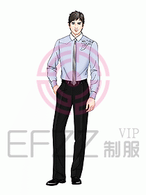 男裝長袖襯衫140