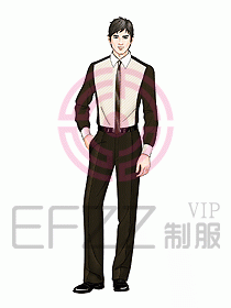 男裝長袖襯衫142