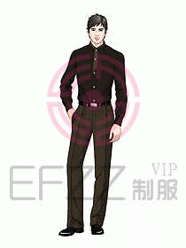 男裝長袖襯衫151