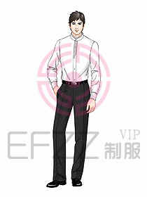 男裝長袖襯衫152