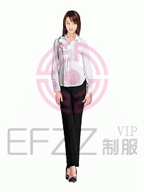 女裝長袖襯衫075