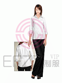 女裝長袖襯衫076