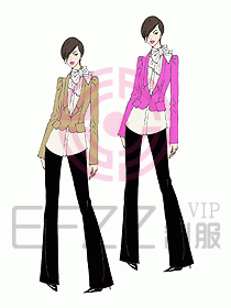 專柜營業員服裝455