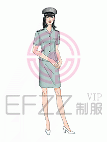 公交汽運(yùn)乘務(wù)員制服055