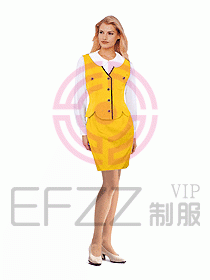 接待服務員服裝006