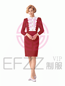 接待服務員服裝007