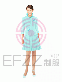 接待服務員服裝042