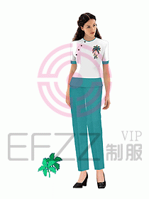 接待服務員服裝066