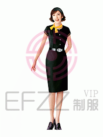 接待服務員服裝074