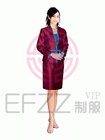 接待服務(wù)員服裝087