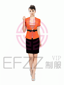 接待服務員服裝097