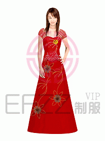 夜總會咨客服裝006