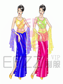 夜總會咨客服裝117