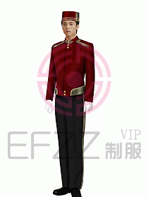 酒店門童制服067