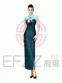 西餐咨客服裝112
