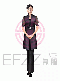 西餐咨客服裝122