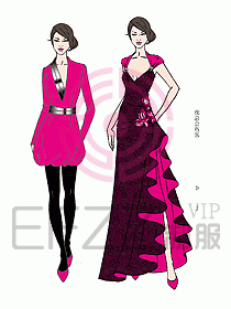 西餐咨客服裝136