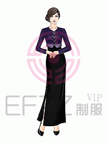 西餐咨客服裝157