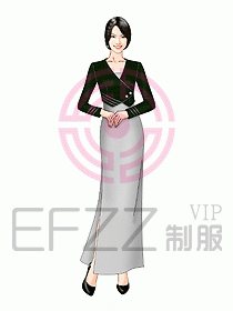 西餐咨客服裝167