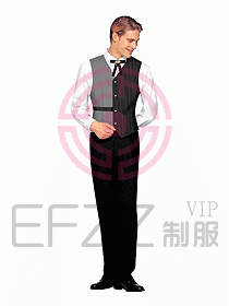 西餐服務(wù)生服裝068