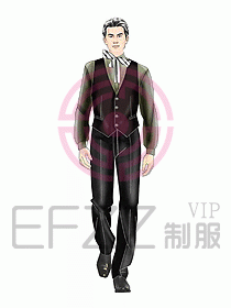 西餐服務生服裝259