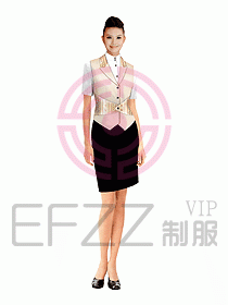 西餐服務生服裝338