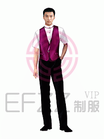 西餐服務(wù)生服裝367