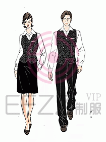 西餐服務(wù)生服裝396