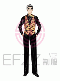 西餐服務(wù)生服裝404