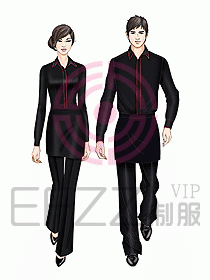 西餐服務生服裝409