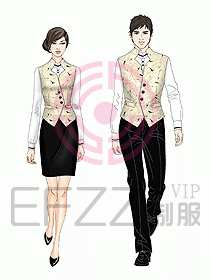 西餐服務生服裝448