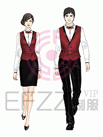 西餐服務生服裝453