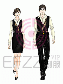 西餐服務生服裝454