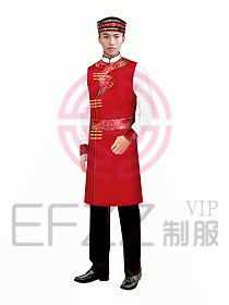 中餐服務(wù)員制服161