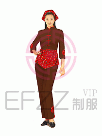 中餐服務(wù)員制服236