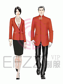 中餐服務員制服334