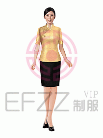 中餐服務員制服349