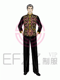 中餐服務(wù)員制服429