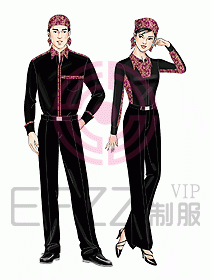 中餐服務員制服466