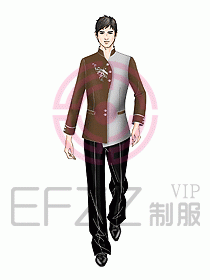 中餐服務(wù)員制服516